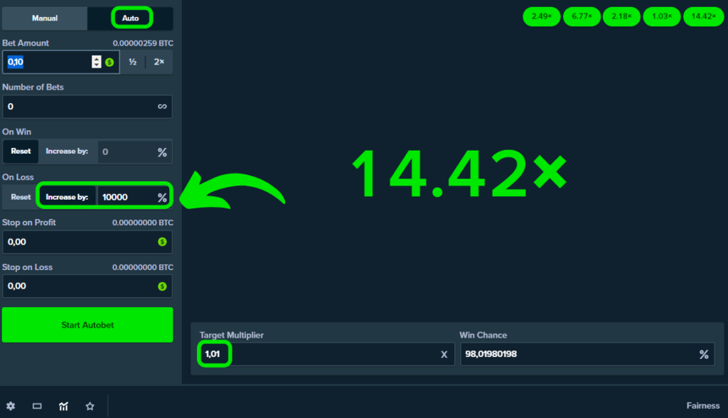 Stake.com limbo strategy calculator bot 2023 wagering wager low risk