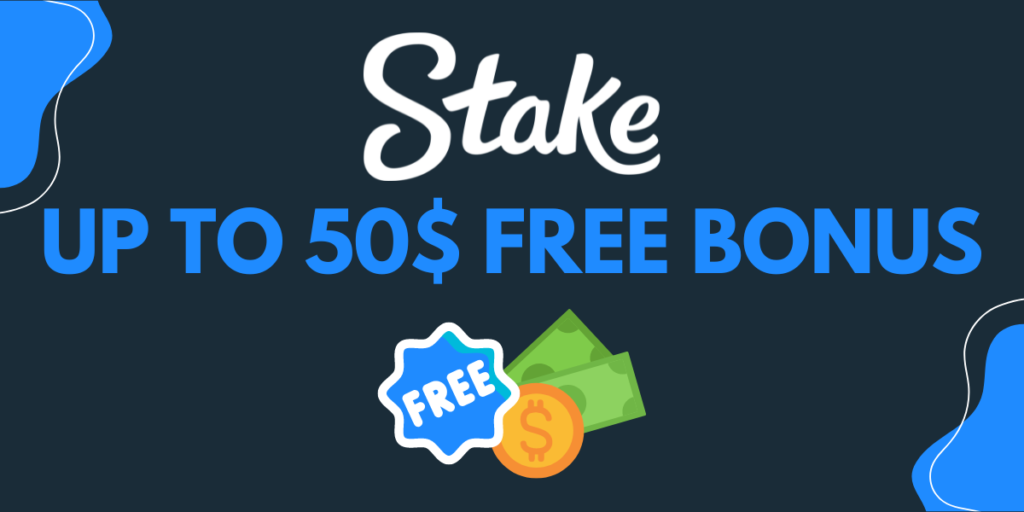 Stake.com free bonus no deposit up to 50$ 2023