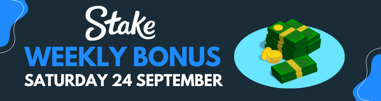 stake-casino-bonus.com WEEKLY BONUS 24 september 2022 - claim it now